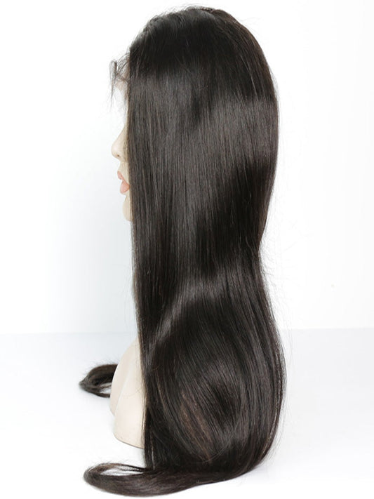 Wholesale 100% Human Hair Straight 24" Glueless Wig.