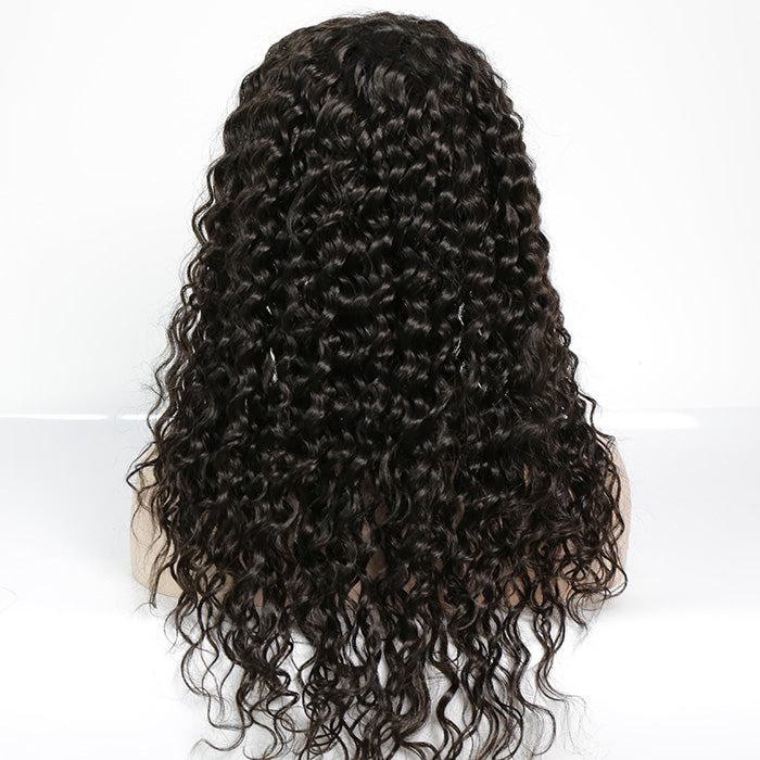 Wholesale 100% Human Hair Water Wave 18" Glueless Wig.