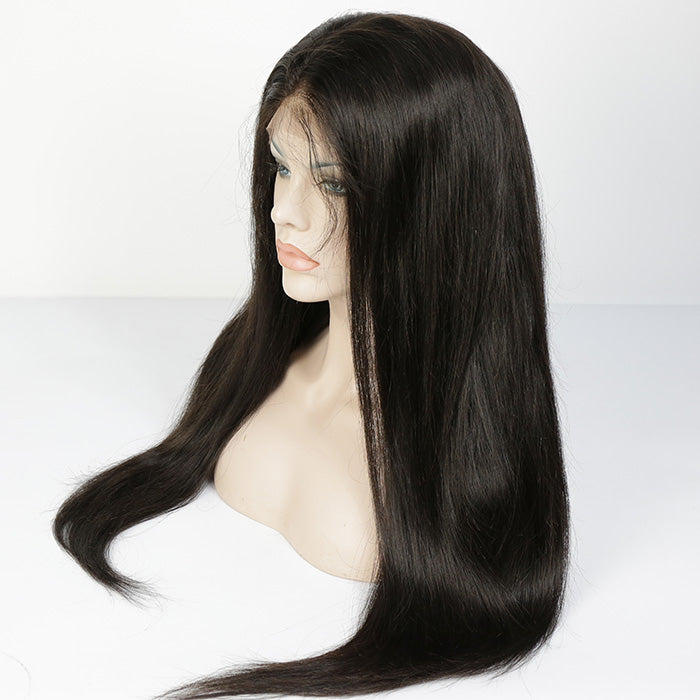 Wholesale 100% Human Hair Straight 24" Glueless Wig.