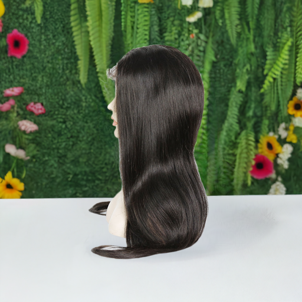 22" straight wig made from 100% Indian hair.